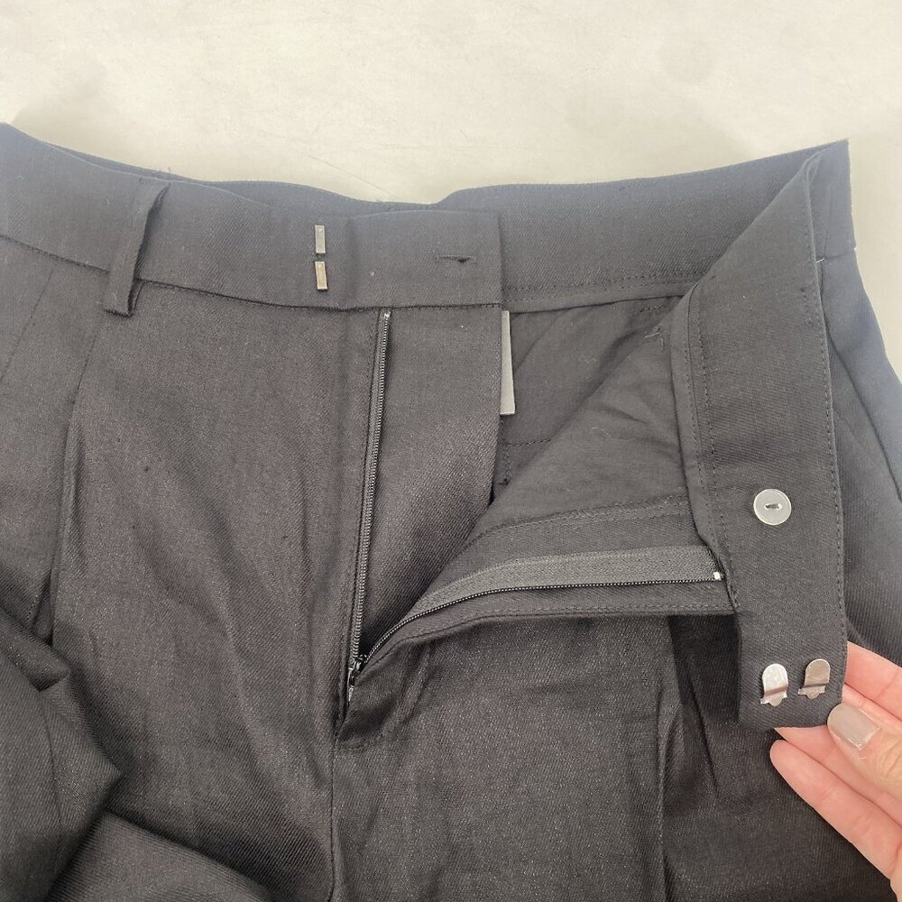 Rails Size 6 Black Marnie Linen Wide Leg Trouser Pant NWT - Picture 11 of 16
